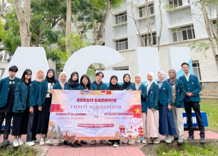 15 Mahasiswa Unila Jalani Program  International Student Mobility Di An Giang University