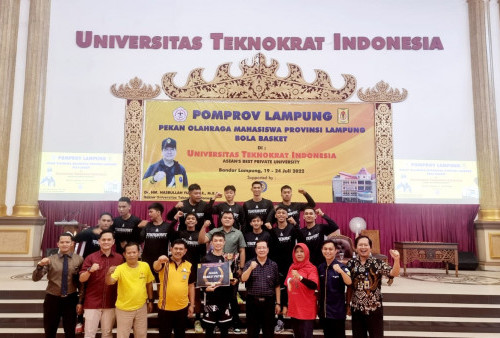 Kalahkan Unila, Teknokrat Sabet Juara 1 Basket POMProv Lampung