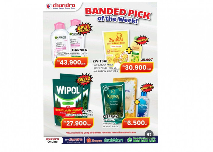 Penuhi Kebutuhan Rumah Tangga Dengan Promo Chandra Superstore 'Banded Pick Of The Week'