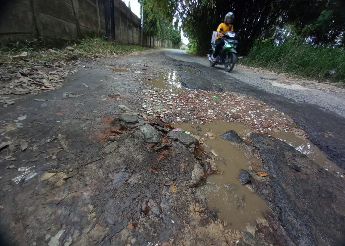 Lapor Bu Walikota! Jalan Nusantara Kedaton Rusak kapan Diperbaiki
