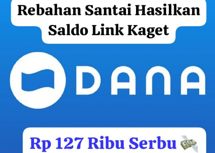 Rebahan Santai! Dapatkan Saldo DANA Gratis Rp 127 Ribu Lewat Kiriman Link Kaget, Serbu Kuotanya