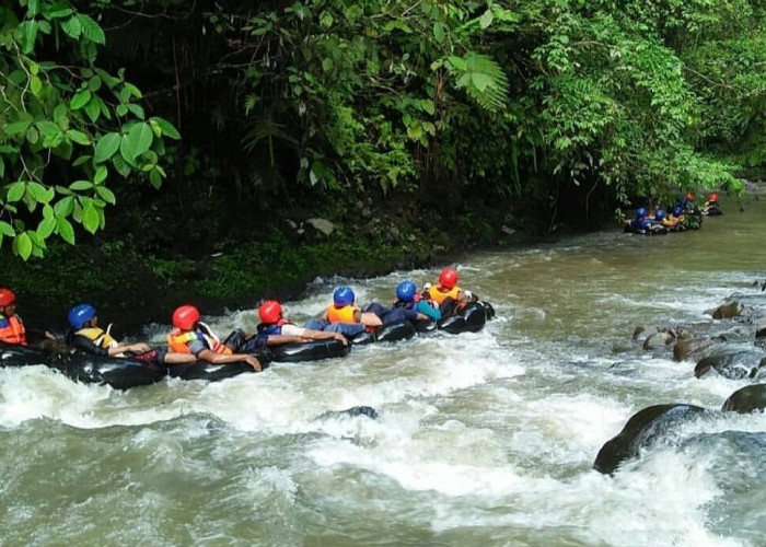 Abung River Tubing Disebut Hidden Gems Lampung Utara, Sensasi Rafting dan Tracking yang Cukup Bersahabat 