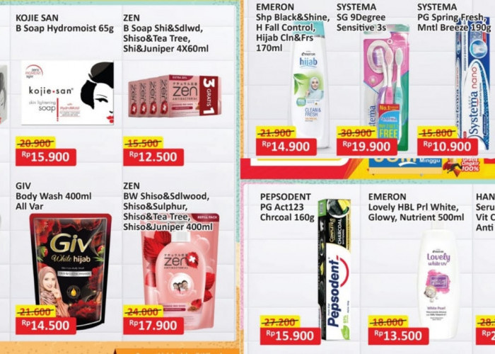 Hanya 3 Hari Promo JSM Alfamart, Belanja Produk Personal Care Dijamin Hemat