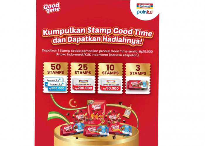 Kumpulkan Stamp Good Time di Indomaret, Hadiah Menarik Menanti hingga Rp500 Ribu