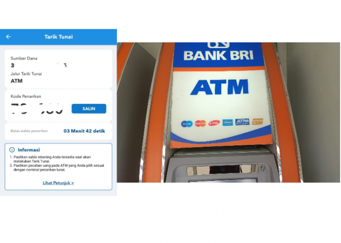 Cukup dari HP, Tarik Tunai di ATM BRI Bandar Lampung Tanpa Kartu Cukup Mudah, Begini Caranya