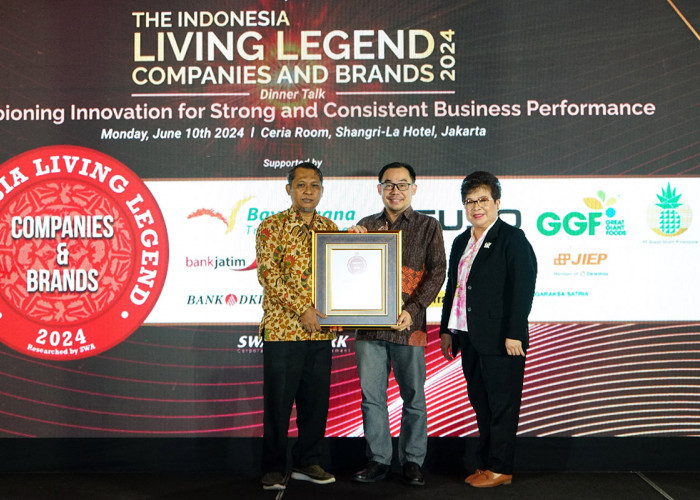 Selamat! PT Great Giant Pineapple Raih Penghargaan Living Legend 2024 Dari SWA Magazine