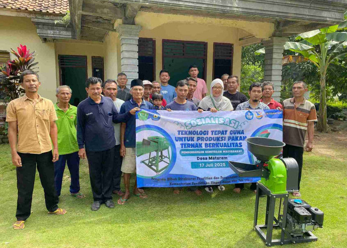 Disc Mill Portable untuk Kelompok Tani Sidomulyo Pekon Mataram: Teknologi Sederhana yang Mengubah Banyak Hal