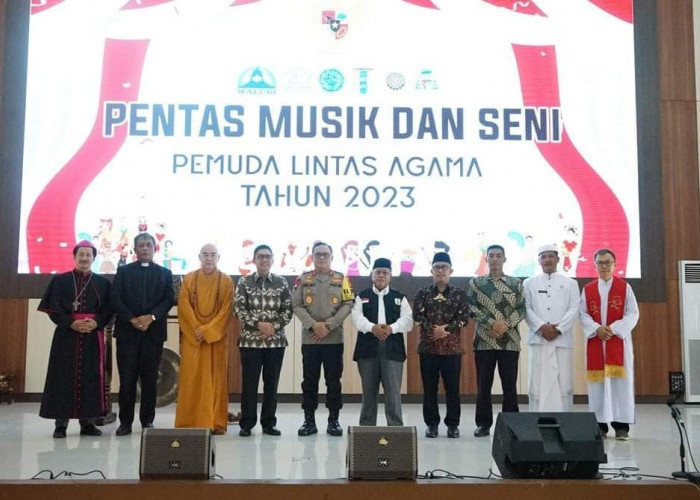 Melalui Pentas Seni dan Musik Pemuda Lintas Agama, FKUB Deklarasikan Cinta Damai Pemuda Lintas Agama Lampung