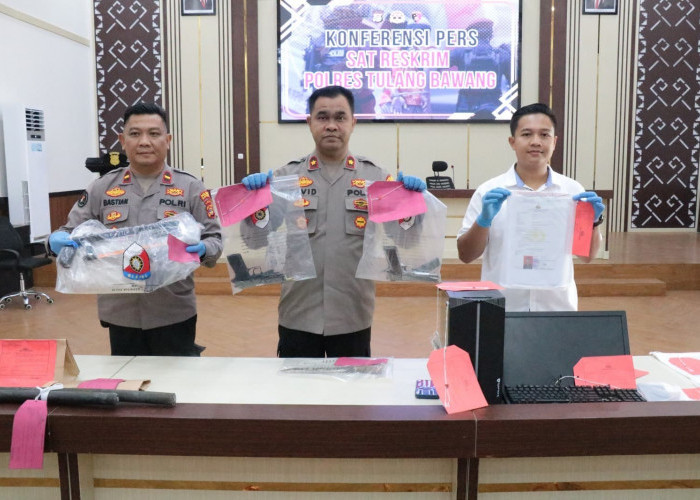 Dua Minggu, Polres Tulang Bawang Tangkap 5 Pelaku Pemalsuan Dokumen dan 6 Pelaku Kejahatan Lainnya