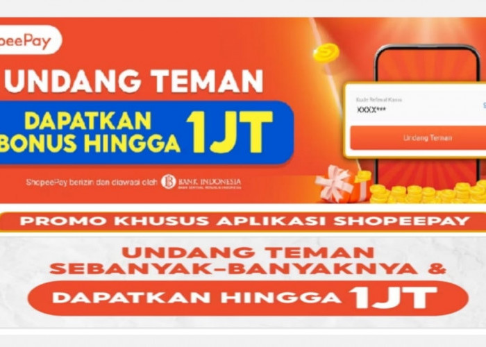 Modal Undang Teman di Aplikasi ShopeePay Bisa Dapat Rp1 Juta? Cek Syarat dan Ketentuannya