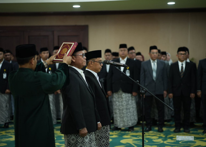 Tinggalkan Kanwil Kemenag Lampung, Puji Raharjo Dilantik Jadi Deputi Pelayanan Haji Dalam Negeri BPH