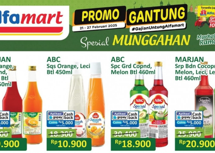 Promo Sirup di Alfamart Hari Ini, Cek Katalog Spesial Munggahan 