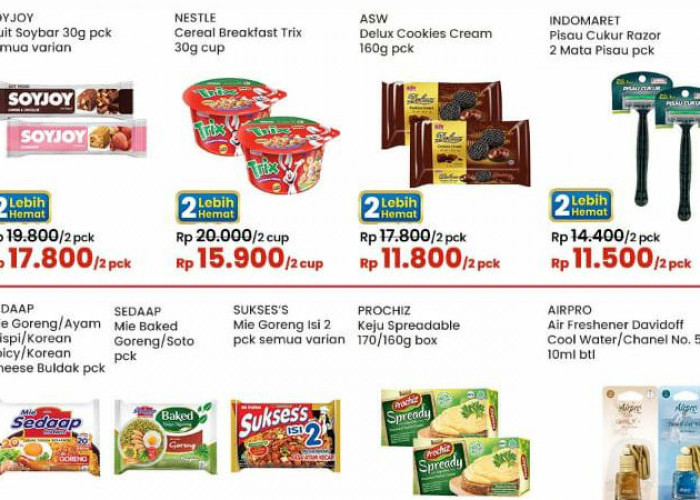 Nikmati Promo Cemilan Diet Langsung Di Indomaret, Ada Diskon Beli 2 Lebih Hemat