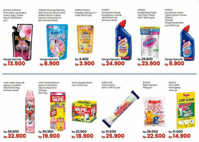 Promo Indomaret Lampung Spesial Pembersih Rumah, Ada Diskon Obat Nyamuk Mulai Rp 18 Ribu