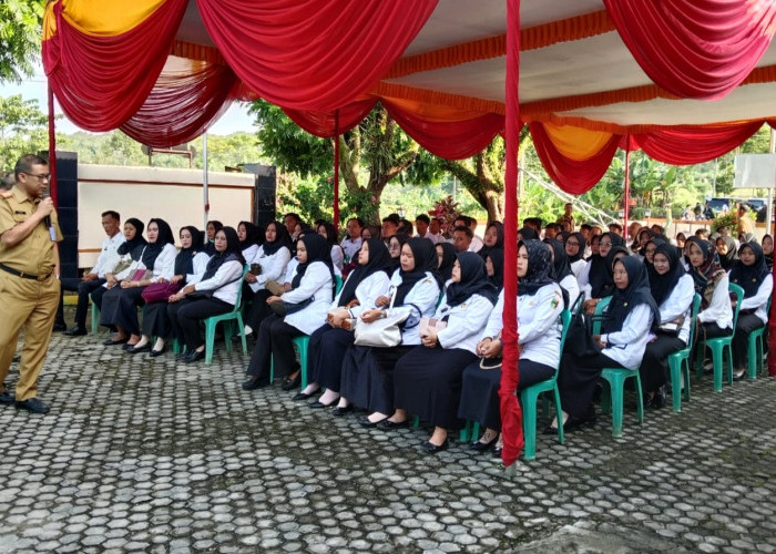 Full Senyum, 749 PPPK Tanggamus Lampung Tanda Tangan Kontrak Kerja
