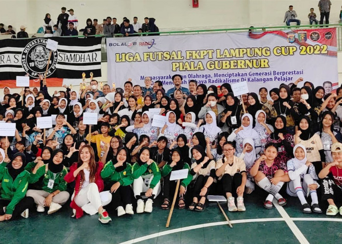 Ini SMP-SMA yang Lolos Delapan Besar Liga Futsal FKPT Lampung Cup 2022 