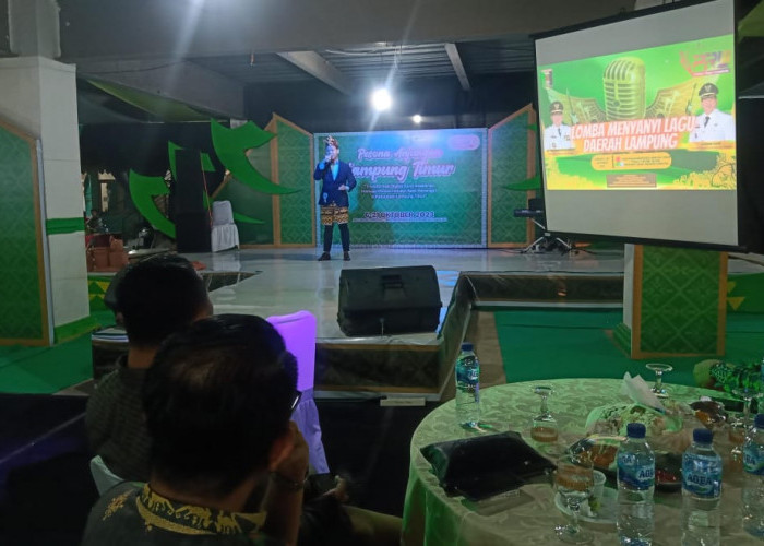 Semarak Lomba Bernyanyi Lagu Daerah Lampung Ikut Meriahkan Pekan Raya Lampung 2023