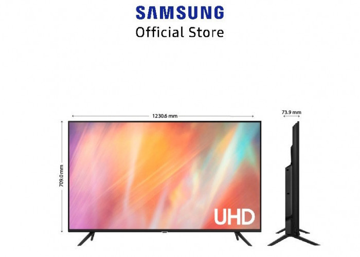 Spesifikasi Samsung Smart TV 55 inch UHD 4K AU7002 dengan PurColor, Televisi Cerdas Kualitas Unggul