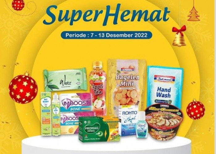 Promo Indomaret Super Hemat Hingga 13 Desember 2022, Ada Promo Beli 3 Lebih Hemat