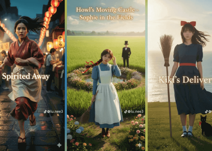 Kumpulan Prompt Gemini AI Bikin Fotomu Jadi Tokoh Ghibli Seindah Film Aslinya