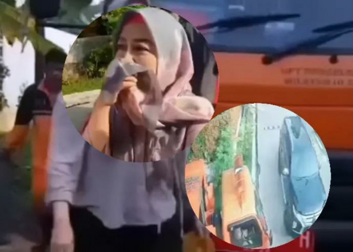 Viral! Diduga Gagal Dalam Pemilihan Ketua RT, Nyonya Besar di Bogor Nekat Hadang Truk Sampah DLH Masuk Komplek