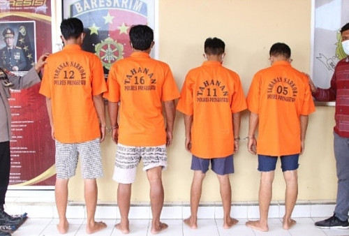 Pulang Beli Sabu, Dua Pemuda Diciduk Anggota Polsek Gadingrejo 