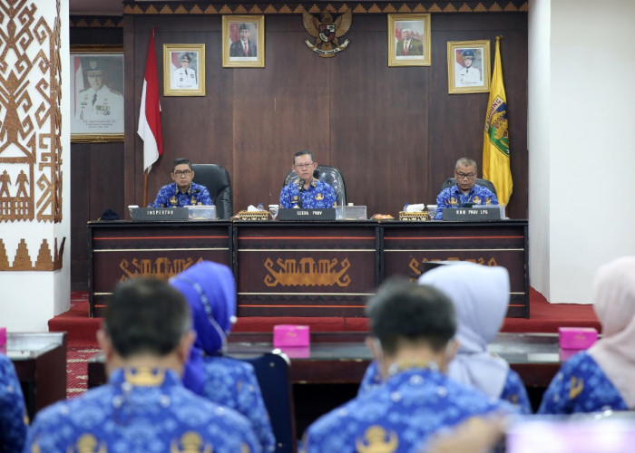 Laksanakan Instruksi Presiden, Seluruh Pejabat Eselon II Pemprov Lampung di Tes Urine