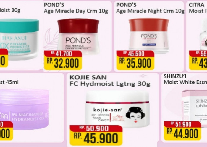 Belanja Murah Produk Kecantikan di Alfamart, Lembabkan Wajah di Pagi Hari Dengan Moisturizer dan Serum