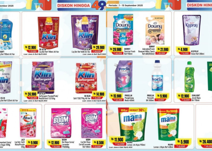 Promo Home Care Alfamart, Solusi Rumah Bersih dan Wangi dengan Diskon Hingga 49 Persen, Ini Katalog Lengkapnya