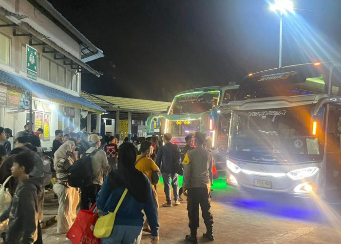 Arus Balik Memuncak, Polresta Bandar Lampung Perketat Pengamanan Terminal dan Stasiun