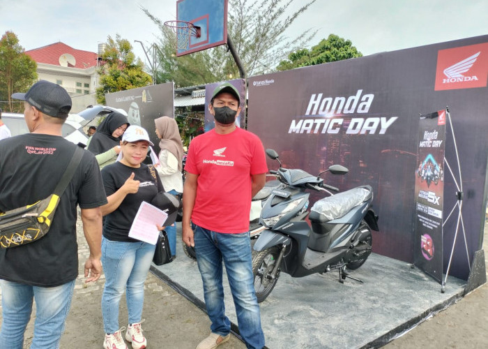 Ada Program Menarik di Booth TDM Motor Honda Jalan Sehat Radar Lampung