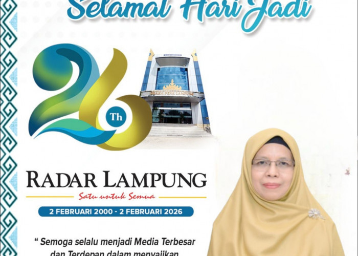 UNIVERSITAS MUHAMMADIYAH PRINGSEWU MENGUCAPKAN SELAMAT HARI JADI RADAR LAMPUNG KE 26