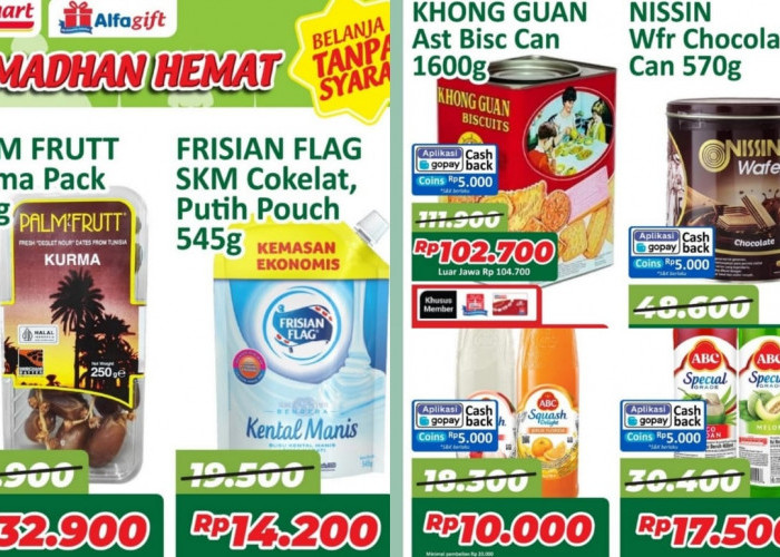 Hanya Hari Ini! Belanja Murah di Alfamart Tanpa Syarat Untuk Stok Kebutuhan Ramadhan 2025