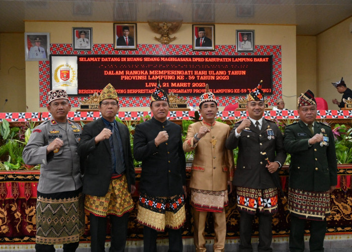 DPRD Lampung Barat Gelar Paripurna HUT Provinsi Lampung ke 59