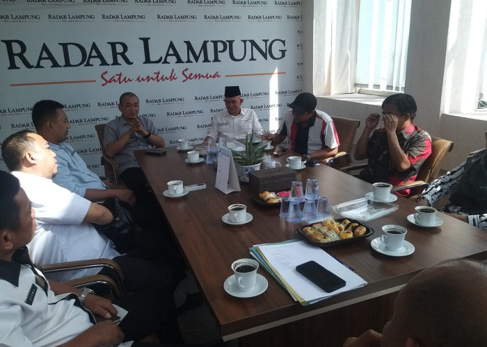 Tim Verifikator Media Tubaba Sambangi Markas Radar Lampung Media Group