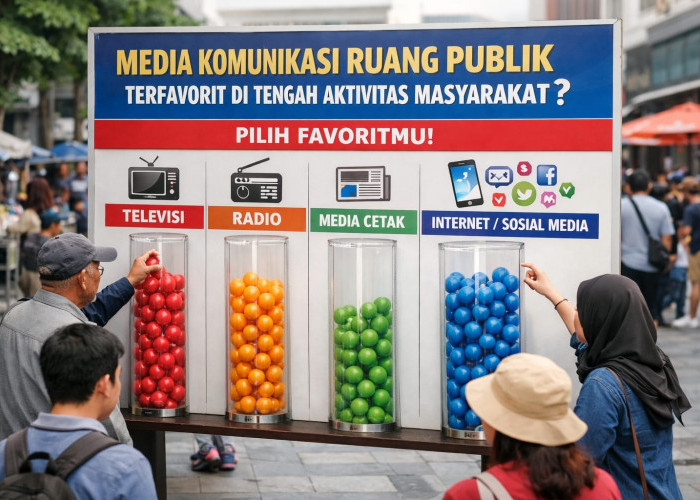 Media Komunikasi Ruang Publik Terfavorit di Tengah Aktivitas Masyarakat