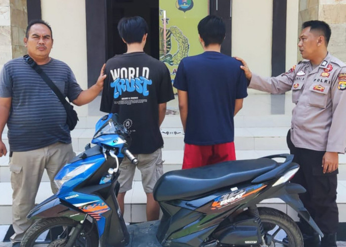 Polsek Kota Agung Polres Tanggamus Lampung Ungkap Kasus Penggelapan Motor, Pelakunya Ternyata…