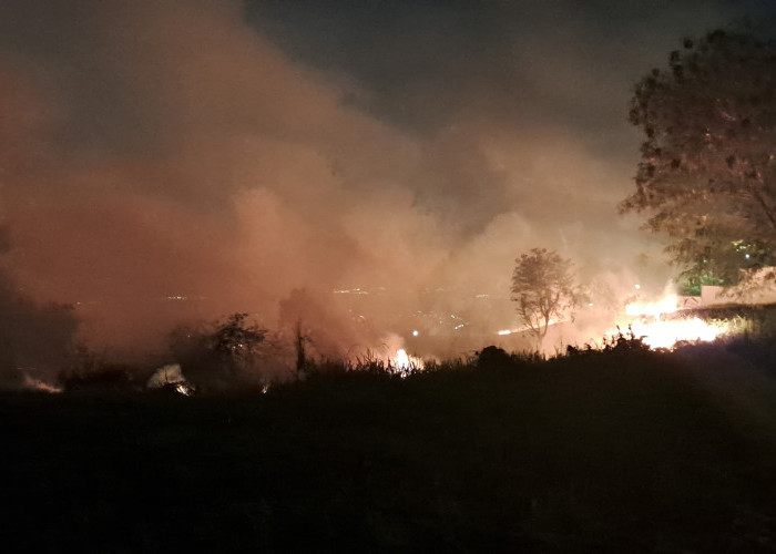 Api Super Besar, Kebakaran di Perumahan Citra Land Lampung Gegerkan Warga