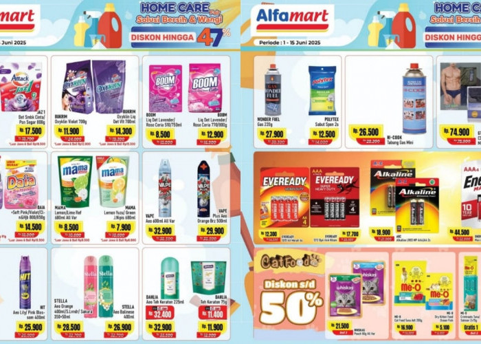 Promo Home Care Alfamart Sampai 15 Juni 2025, Cek Katalog Lengkapnya