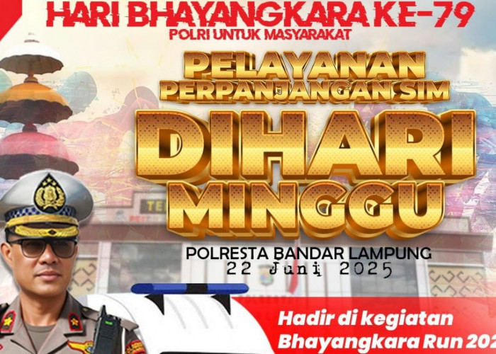 Bhayangkara Run 2025, Ini Daftar Ruas Jalan yang Dialihkan Satlantas Polresta Bandar Lampung