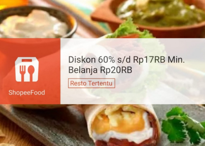 Diskon Spesial Weekend di Restoran Murah ShopeeFood, Dapatkan Potongan Harga Sampai 60 Persen