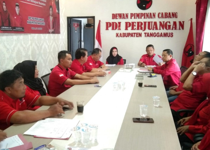 DPC PDIP Tanggamus Lampung Buka Penjaringan Pendaftaran Bacalon Bupati dan Wakil Bupati, Ini Jadwalnya