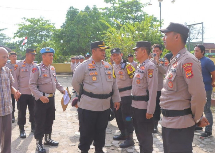 Tekankan Netralitas Polri pada Pilkada, Waka Polresta Bandar Lampung Sidak Polsek TkT