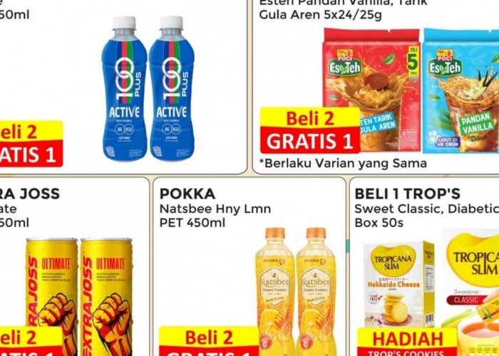 Promo Serba Gratis di Alfamart, Belanja Murah Minuman Segar Setiap Hari Sampai 15 Juni 2025, Cek Produknya