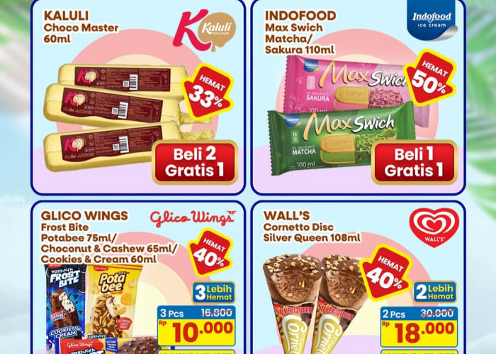 Hadir Kembali, Promo Es Krim Day Indomaret, Cek Daftar Harganya di Sini