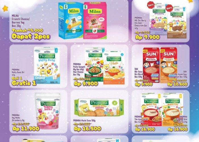 Promo Baby Food Fair sampai Akhir Bulan September Ini,  Ada Diskon hingga 50 Persen dan Buy 1 Get 1 Free 