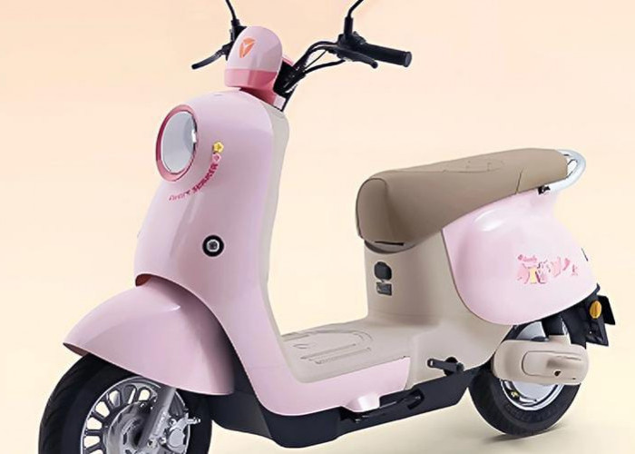 Motor Listrik Super Cute YADEA Mia, Desain Tampilan Anggun 