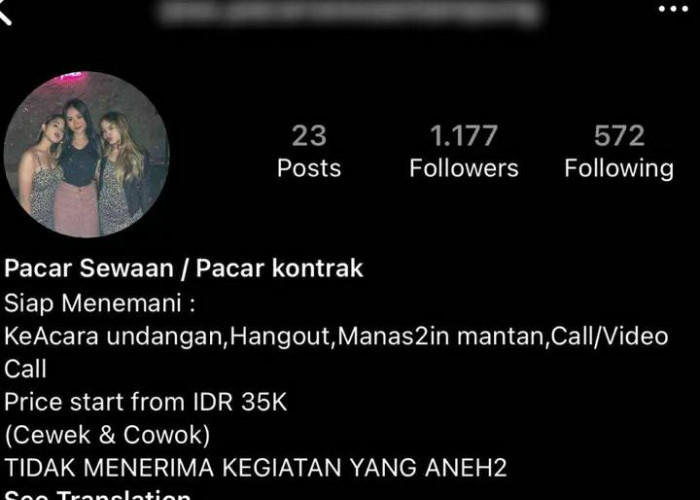 Viral Jasa Sewa Pacar di Lampung, Solusi untuk Para Jomblo dengan Tarif Mulai dari Rp 35 Ribu