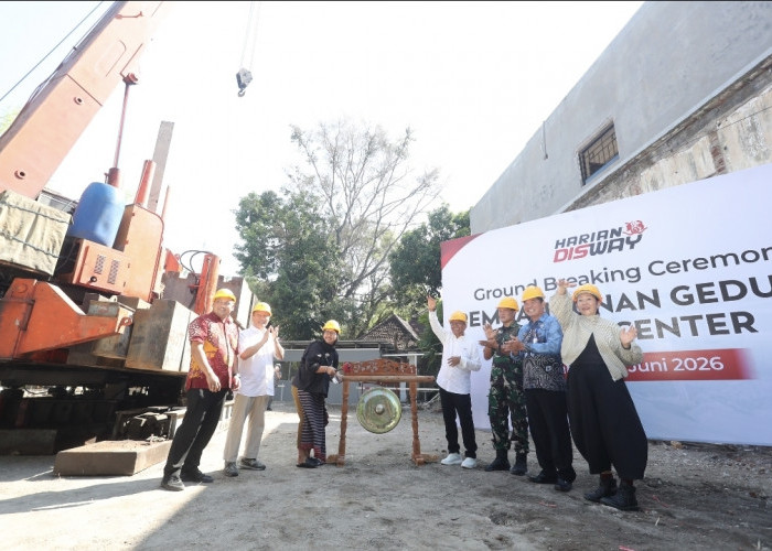 Groundbreaking! Harian Disway Bangun Gedung Kantor Baru, Bakal Jadi Rumah Bersama Persebaya dan DBL