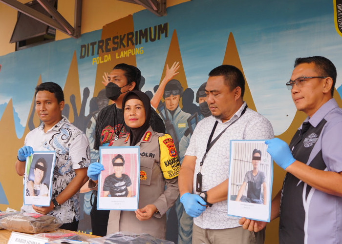 Spesialis Curanmor Indekost Diamankan Polda Lampung, 3 Pelaku Diberi Timah Panas